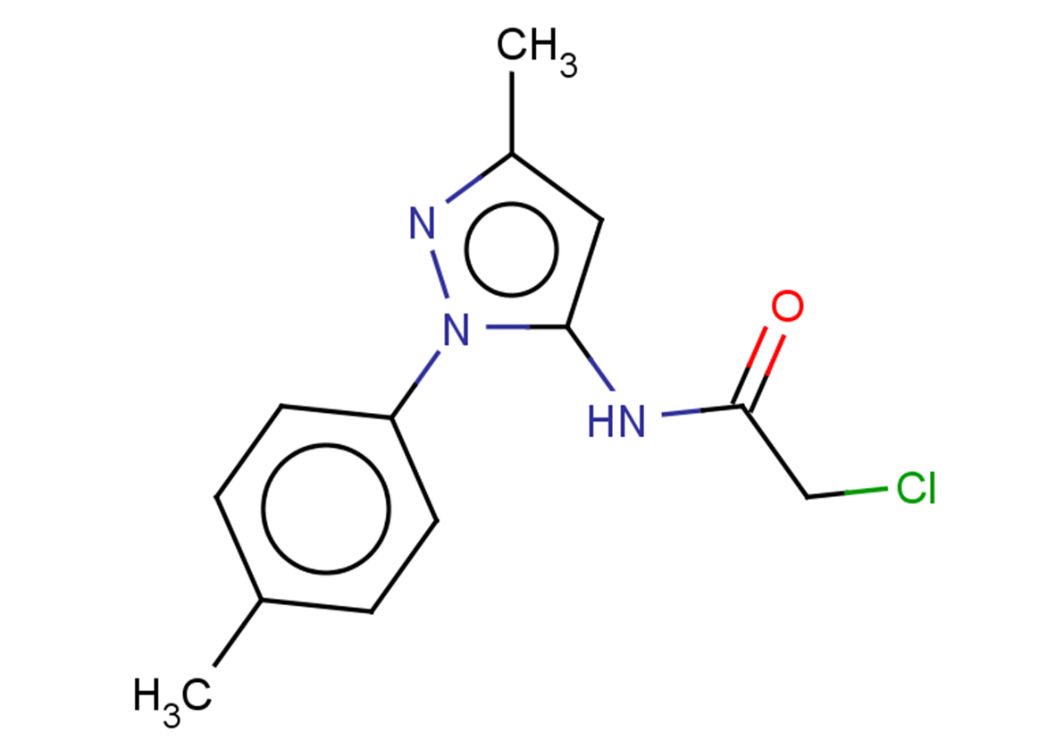 2-chloro-N-[3-methyl-1-(4-methylphenyl)-1H-pyrazol-5-yl]acetamide