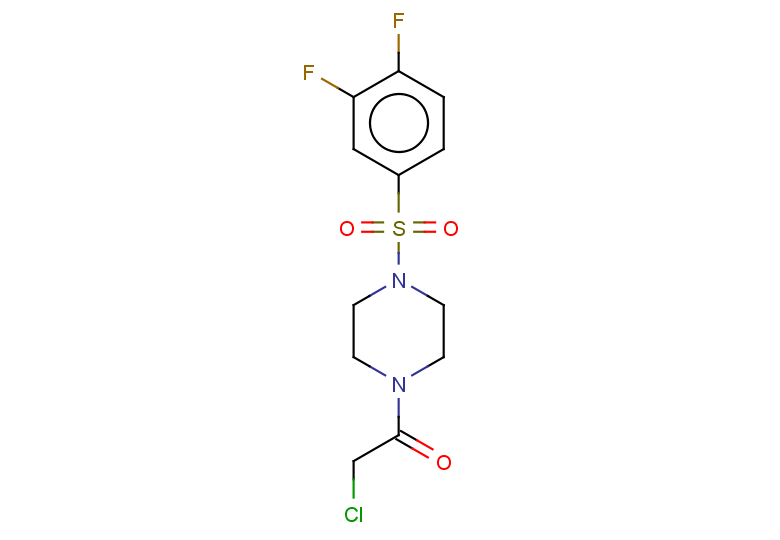 2-chloro-1-[4-(3,4-difluorobenzenesulfonyl)piperazin-1-yl]ethan-1-one