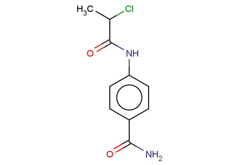 4-(2-chloropropanamido)benzamide