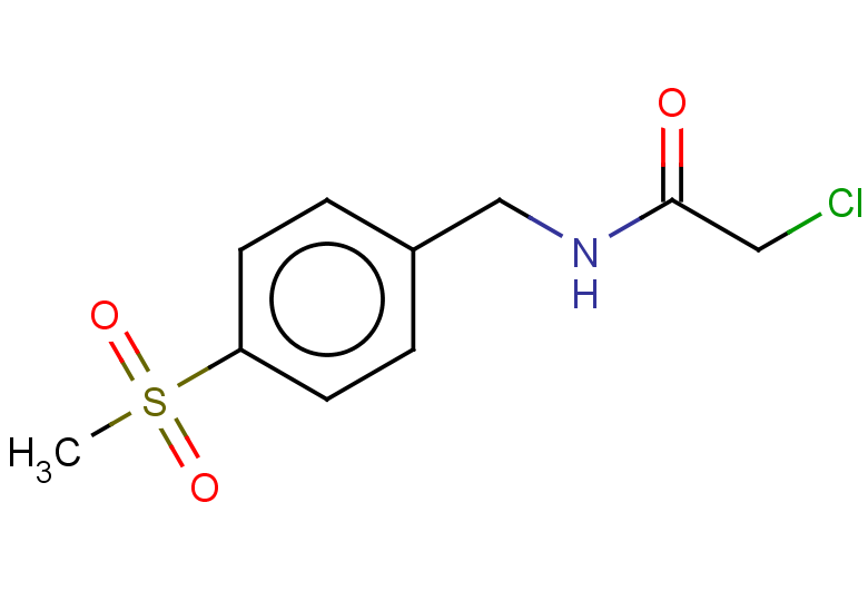 2-chloro-N-[(4-methanesulfonylphenyl)methyl]acetamide