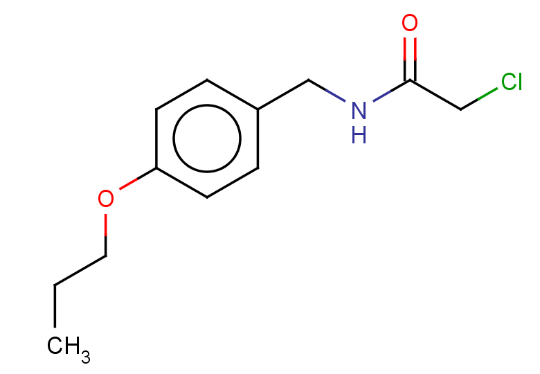 2-chloro-N-[(4-propoxyphenyl)methyl]acetamide