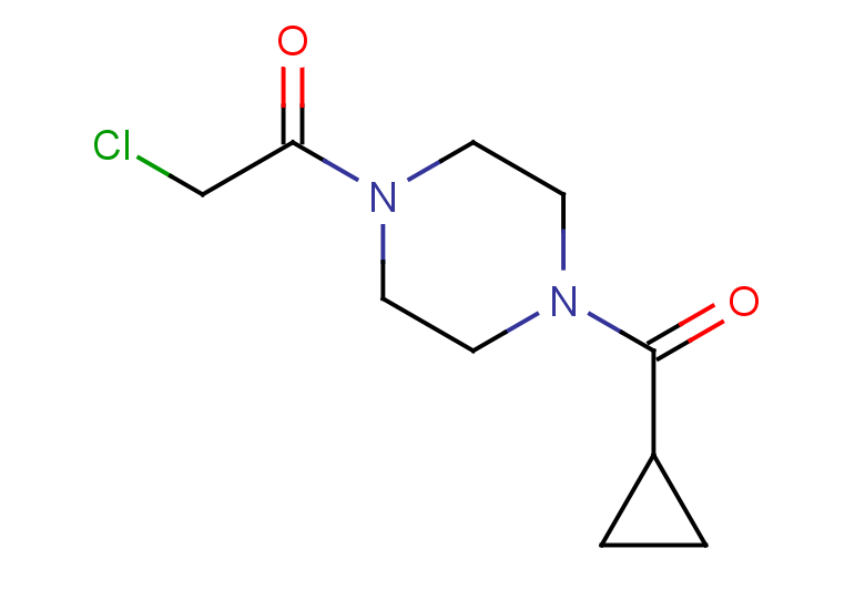 2-chloro-1-(4-cyclopropanecarbonylpiperazin-1-yl)ethan-1-one