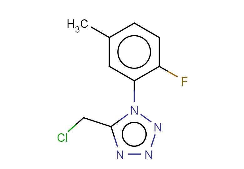 5-(chloromethyl)-1-(2-fluoro-5-methylphenyl)-1H-1,2,3,4-tetrazole