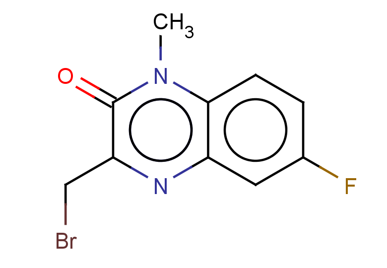 3-(bromomethyl)-6-fluoro-1-methyl-1,2-dihydroquinoxalin-2-one