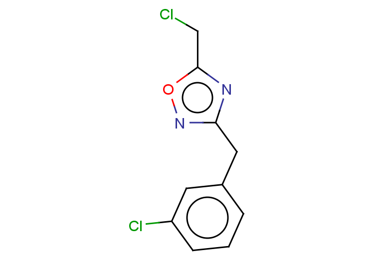 5-(chloromethyl)-3-[(3-chlorophenyl)methyl]-1,2,4-oxadiazole