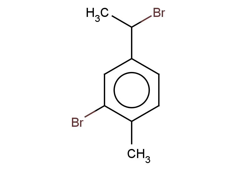2-bromo-4-(1-bromoethyl)-1-methylbenzene
