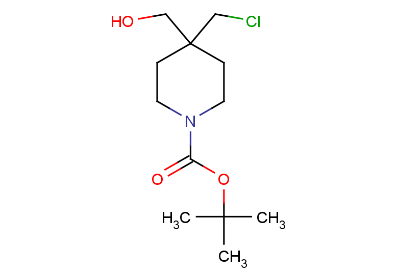 tert-butyl 4-(chloromethyl)-4-(hydroxymethyl)piperidine-1-carboxylate