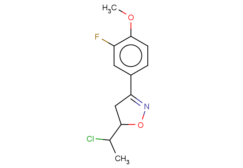 5-(1-chloroethyl)-3-(3-fluoro-4-methoxyphenyl)-4,5-dihydro-1,2-oxazole