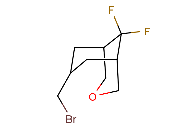 7-(bromomethyl)-9,9-difluoro-3-oxabicyclo[3.3.1]nonane, Mixture of diastereomers