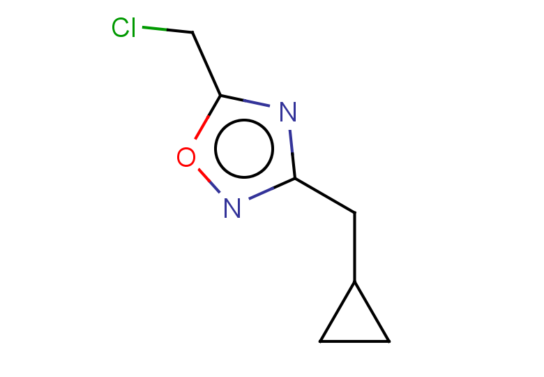 5-(chloromethyl)-3-(cyclopropylmethyl)-1,2,4-oxadiazole
