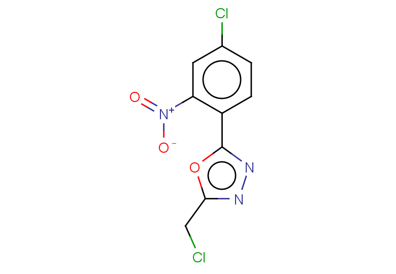 2-(4-chloro-2-nitrophenyl)-5-(chloromethyl)-1,3,4-oxadiazole