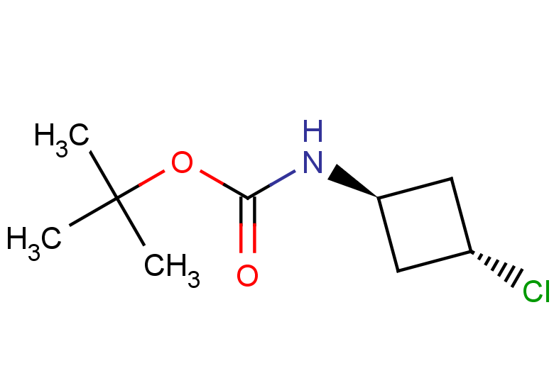 rac-tert-butyl N-[(1r,3r)-3-chlorocyclobutyl]carbamate, trans