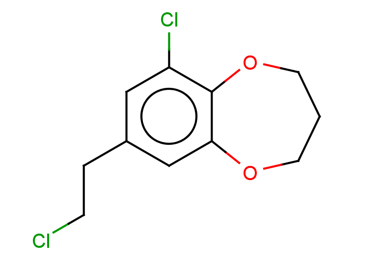 6-chloro-8-(2-chloroethyl)-3,4-dihydro-2H-1,5-benzodioxepine
