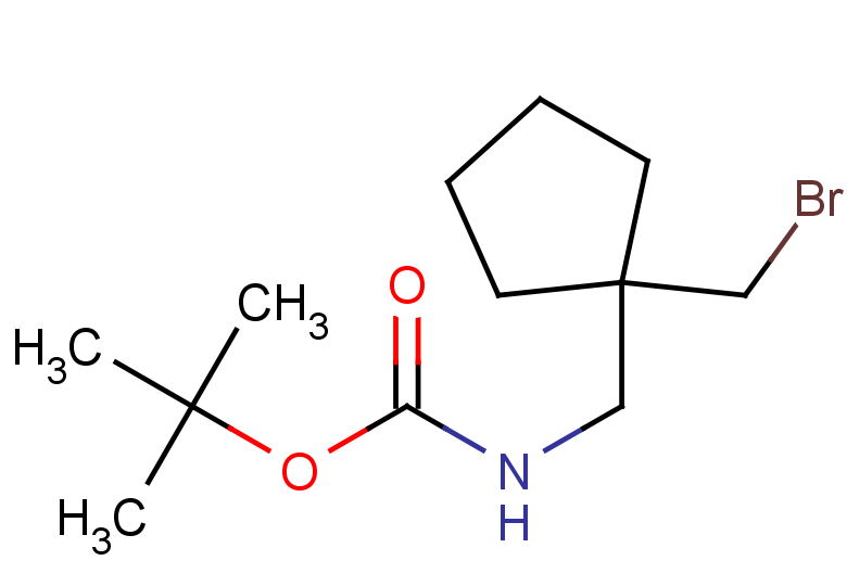 tert-butyl N-{[1-(bromomethyl)cyclopentyl]methyl}carbamate