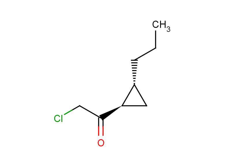rac-2-chloro-1-[(1R,2R)-2-propylcyclopropyl]ethan-1-one, trans