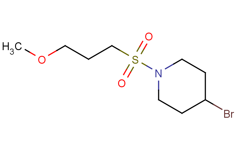 4-bromo-1-(3-methoxypropanesulfonyl)piperidine