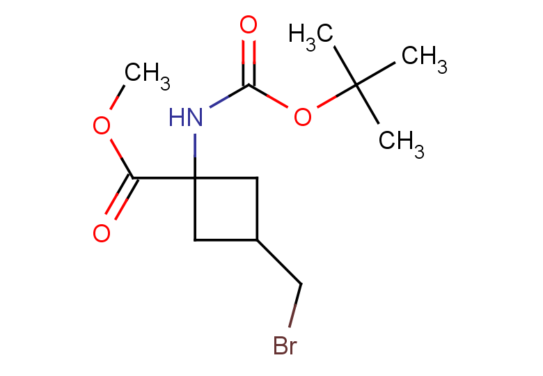 methyl 3-(bromomethyl)-1-{[(tert-butoxy)carbonyl]amino}cyclobutane-1-carboxylate