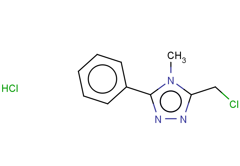 3-(chloromethyl)-4-methyl-5-phenyl-4H-1,2,4-triazole hydrochloride