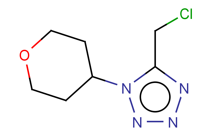 5-(chloromethyl)-1-(oxan-4-yl)-1H-1,2,3,4-tetrazole