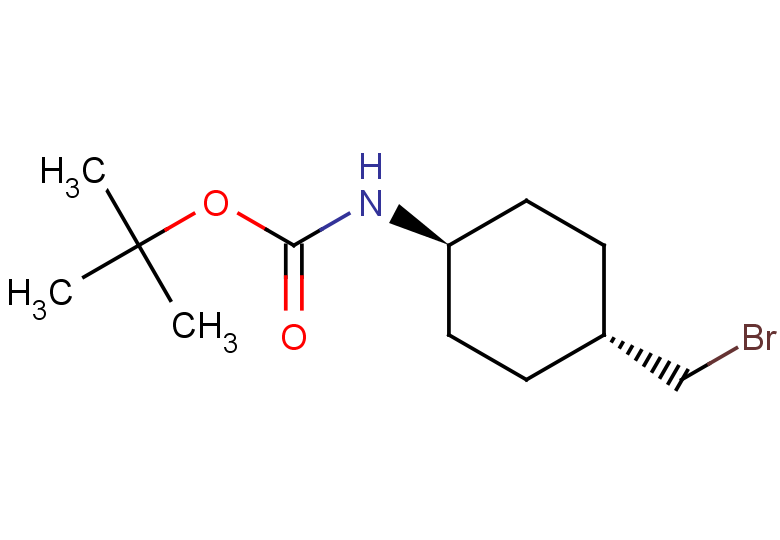 rac-tert-butyl N-[(1r,4r)-4-(bromomethyl)cyclohexyl]carbamate, trans