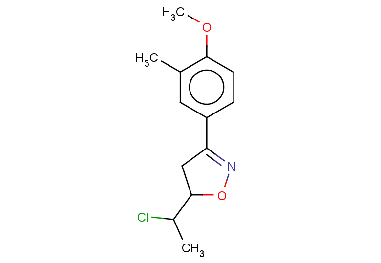 5-(1-chloroethyl)-3-(4-methoxy-3-methylphenyl)-4,5-dihydro-1,2-oxazole