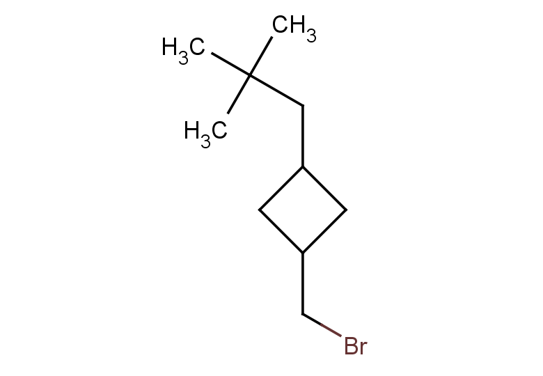 1-(bromomethyl)-3-(2,2-dimethylpropyl)cyclobutane, Mixture of diastereomers