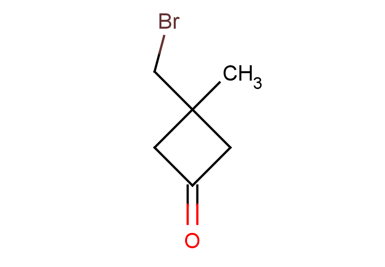 3-(bromomethyl)-3-methylcyclobutan-1-one