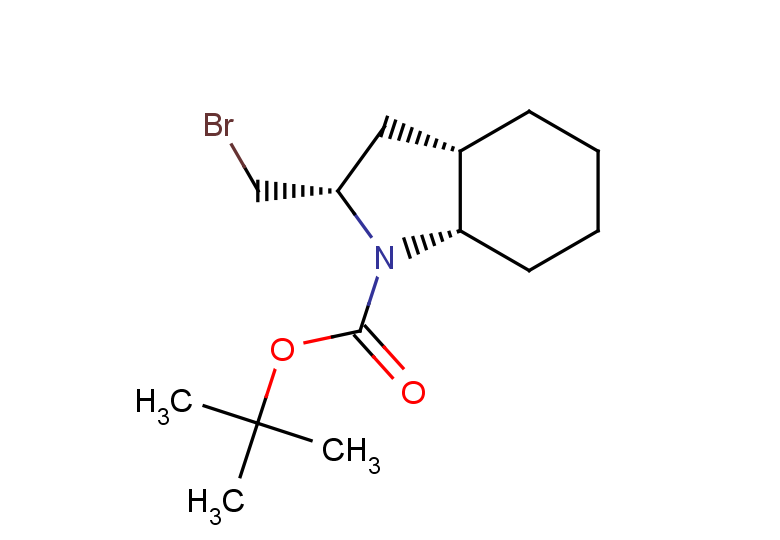 tert-butyl (2S,3aS,7aS)-2-(bromomethyl)-octahydro-1H-indole-1-carboxylate