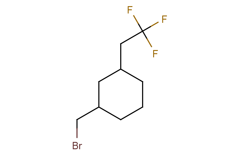 1-(bromomethyl)-3-(2,2,2-trifluoroethyl)cyclohexane, Mixture of diastereomers