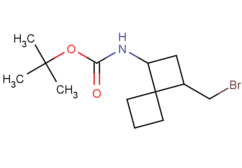 tert-butyl N-[3-(bromomethyl)spiro[3.3]heptan-1-yl]carbamate, Mixture of diastereomers