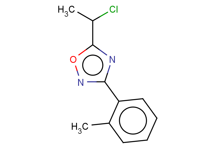 5-(1-chloroethyl)-3-(2-methylphenyl)-1,2,4-oxadiazole