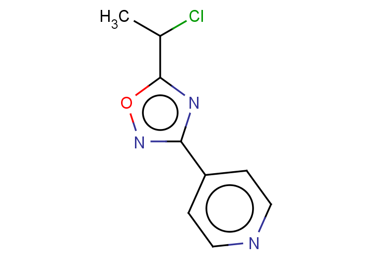 4-[5-(1-chloroethyl)-1,2,4-oxadiazol-3-yl]pyridine