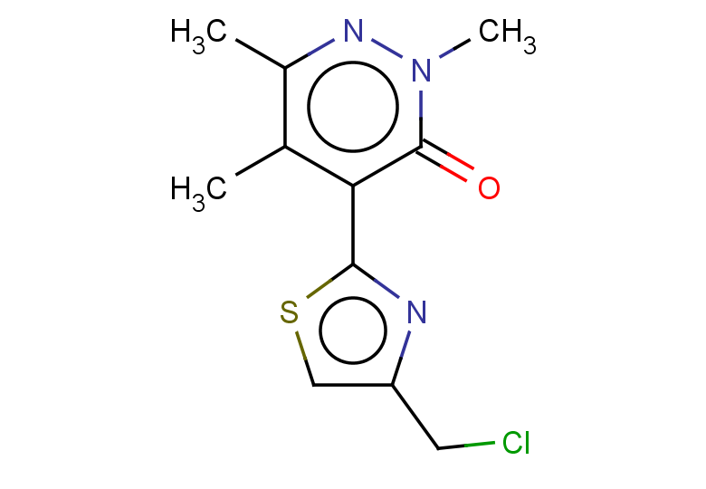 4-[4-(chloromethyl)-1,3-thiazol-2-yl]-2,5,6-trimethyl-2,3-dihydropyridazin-3-one