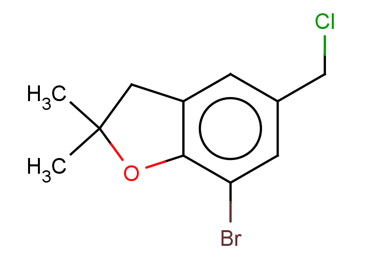 7-bromo-5-(chloromethyl)-2,2-dimethyl-2,3-dihydro-1-benzofuran