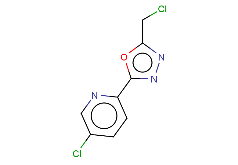 5-chloro-2-[5-(chloromethyl)-1,3,4-oxadiazol-2-yl]pyridine