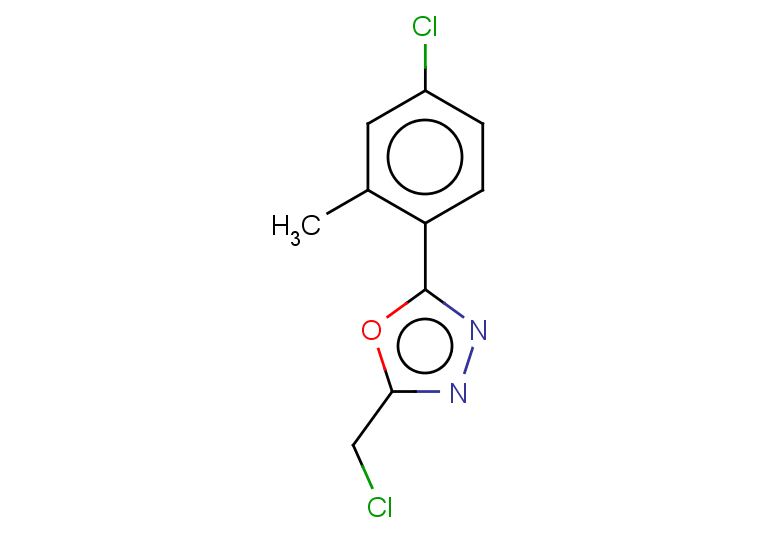 2-(4-chloro-2-methylphenyl)-5-(chloromethyl)-1,3,4-oxadiazole