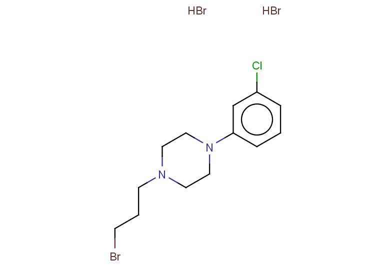 1-(3-bromopropyl)-4-(3-chlorophenyl)piperazine dihydrobromide