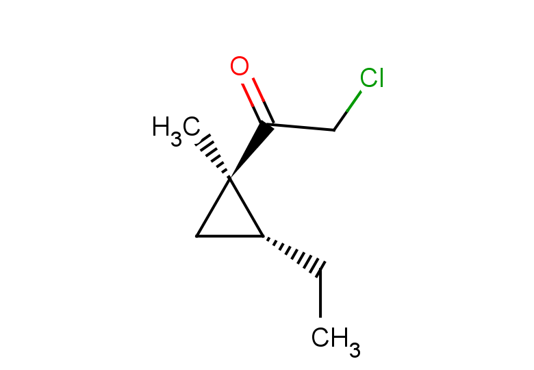rac-2-chloro-1-[(1R,2R)-2-ethyl-1-methylcyclopropyl]ethan-1-one, trans