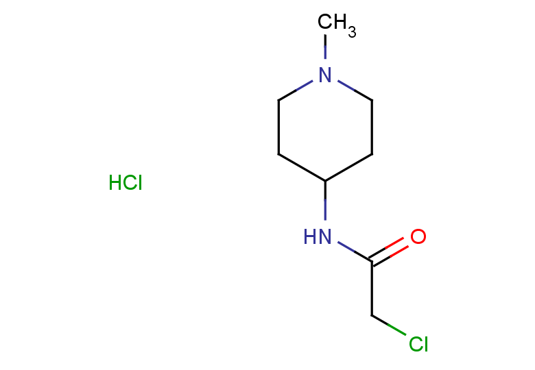 2-chloro-N-(1-methylpiperidin-4-yl)acetamide hydrochloride