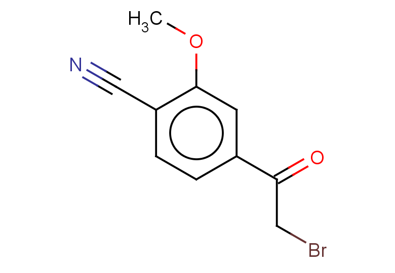 4-(2-bromoacetyl)-2-methoxybenzonitrile