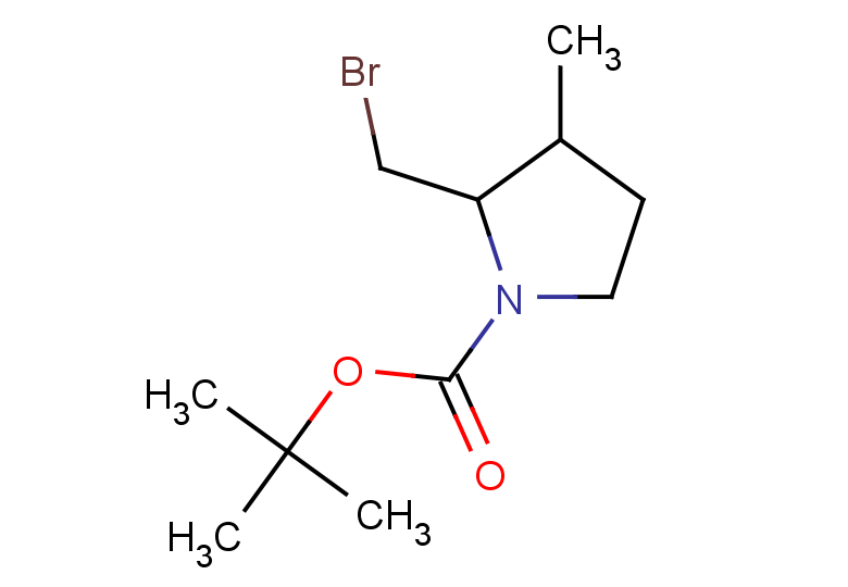 tert-butyl 2-(bromomethyl)-3-methylpyrrolidine-1-carboxylate, Mixture of diastereomers