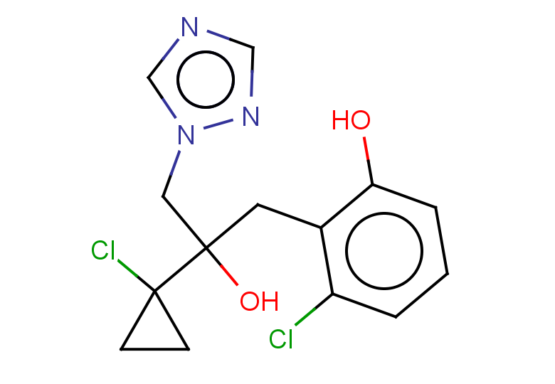 3-chloro-2-[2-(1-chlorocyclopropyl)-2-hydroxy-3-(1H-1,2,4-triazol-1-yl)propyl]phenol