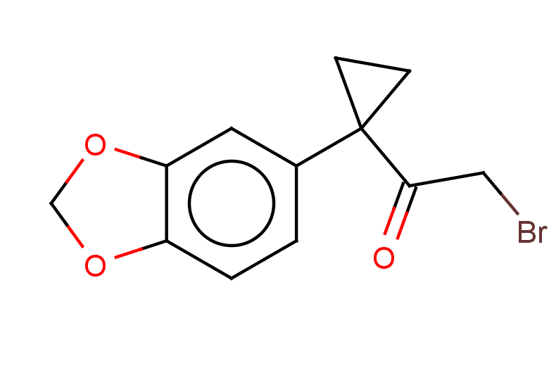 1-[1-(1,3-dioxaindan-5-yl)cyclopropyl]-2-bromoethan-1-one