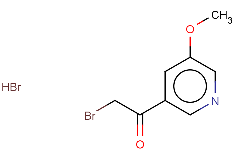 2-bromo-1-(5-methoxypyridin-3-yl)ethan-1-one hydrobromide