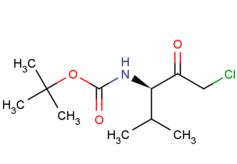 tert-butyl N-[(3R)-1-chloro-4-methyl-2-oxopentan-3-yl]carbamate