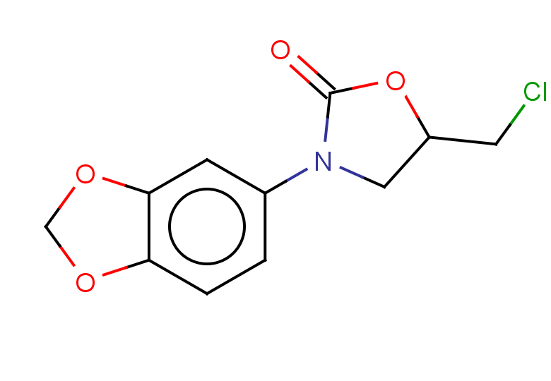 3-(1,3-dioxaindan-5-yl)-5-(chloromethyl)-1,3-oxazolidin-2-one
