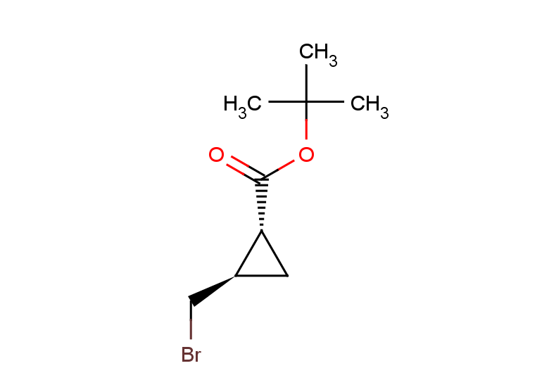 rac-tert-butyl (1R,2R)-2-(bromomethyl)cyclopropane-1-carboxylate, trans