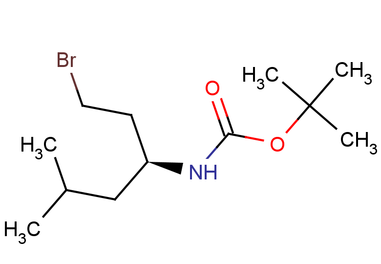 tert-butyl N-[(3S)-1-bromo-5-methylhexan-3-yl]carbamate