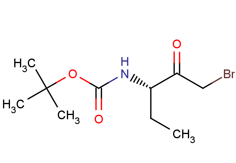 tert-butyl N-[(3S)-1-bromo-2-oxopentan-3-yl]carbamate