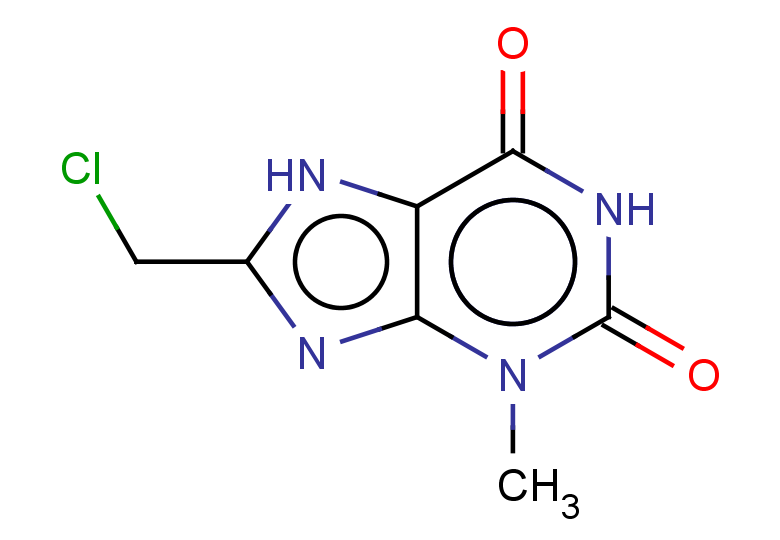 8-(chloromethyl)-3-methyl-2,3,6,7-tetrahydro-1H-purine-2,6-dione